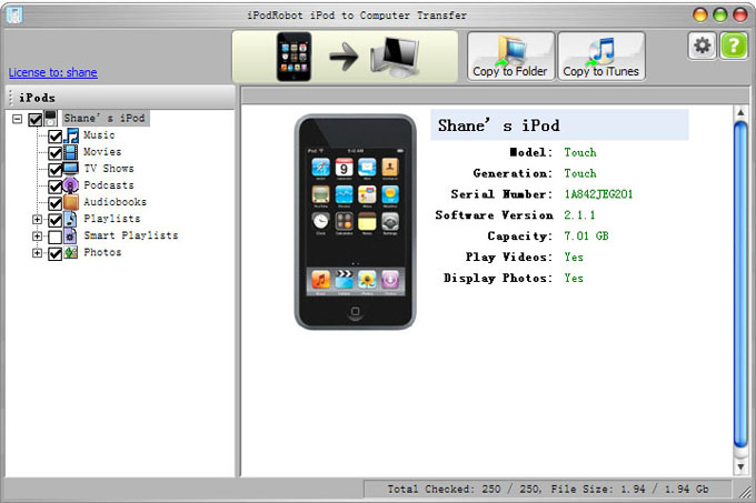 Connect iPod Touch to PC