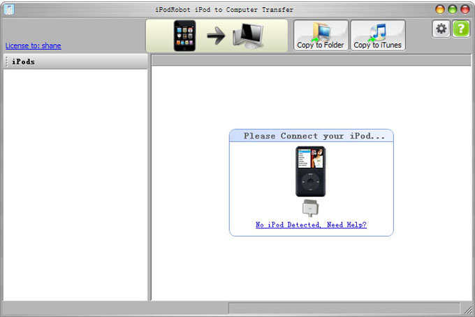 run-ipod-to-computer-transfer Run iPodRobot iPod to Computer Transfer