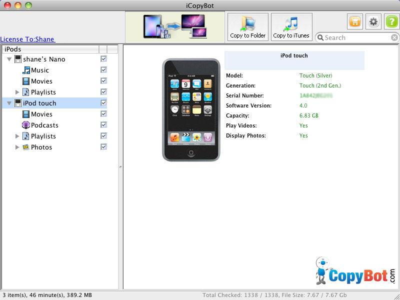iCopyBot for Mac software