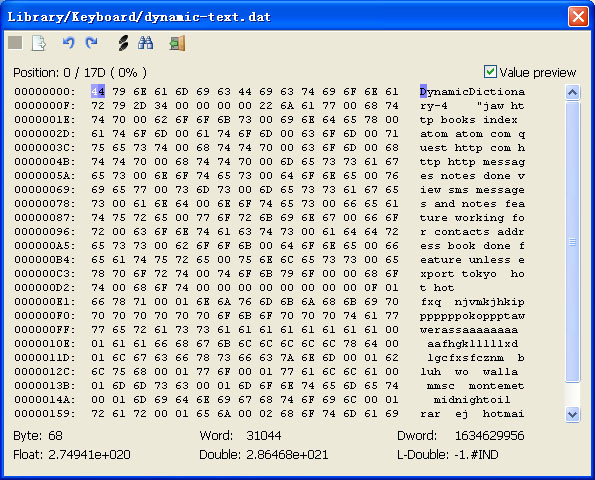 Hex Editor Screenshot